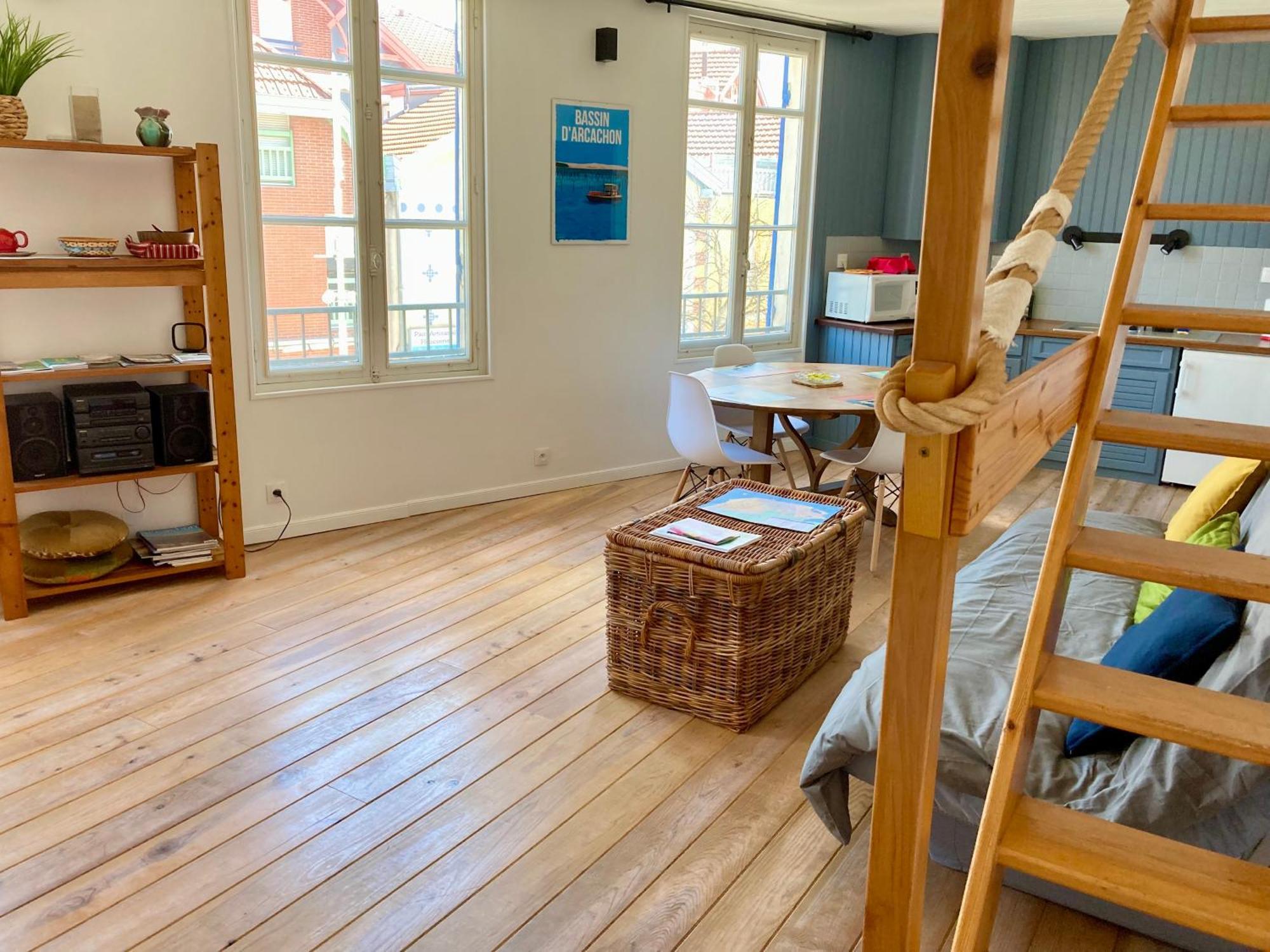 Duplex 55m2, A 2min A Pied De La Plage, Avec Deux Velos Apartment Arcachon